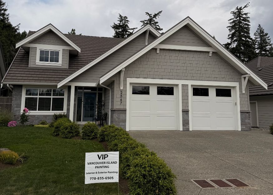 Painting Services in Cumberland, BC — Local professional painters providing detailed interior and exterior painting for homes.